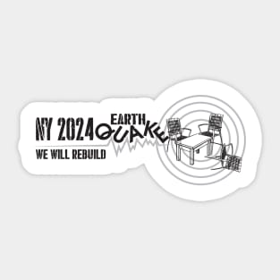 NY 2024 Earthquake Sticker